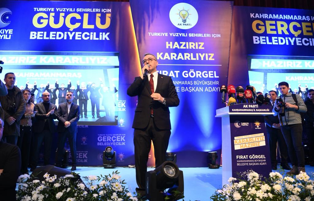 Cumhur İttifakı Kahramanmaraş Büyükşehir Belediye Başkan Adayı Tanıtım Toplantısı’na katılan