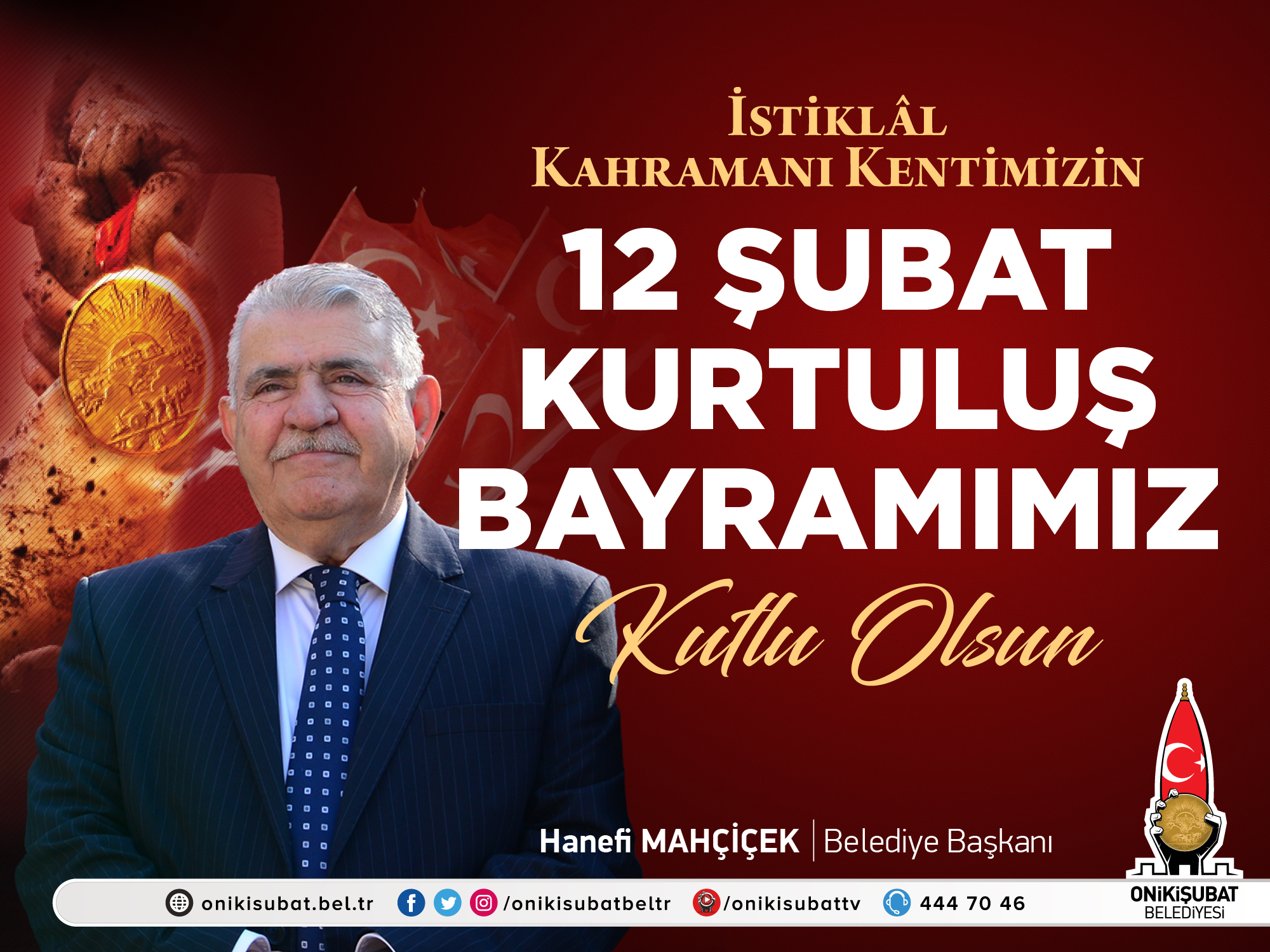 Kahramanmaraş’ın düşman işgalinden kurtuluşunun 104’üncü yıl dönümü dolayısıyla mesaj yayımlayan