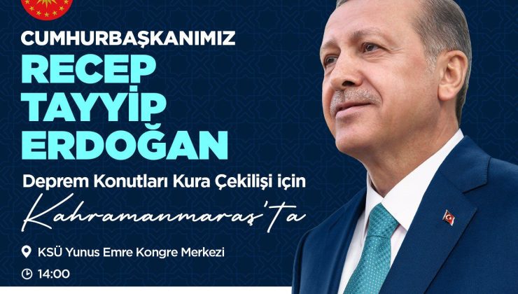 Cumhurbaşkanı Erdoğan, Asrın Felaketinin Yıl Dönümünde Kahramanmaraş’a Geliyor