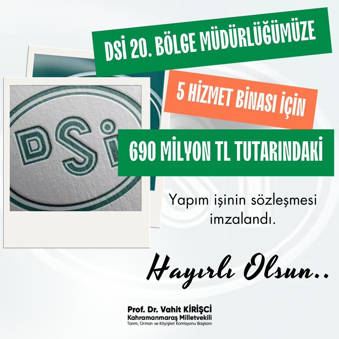 TBMM Tarım, Orman ve Köyişleri Komisyonu Başkanı Vahit Kirişci, Kahramanmaraş’a