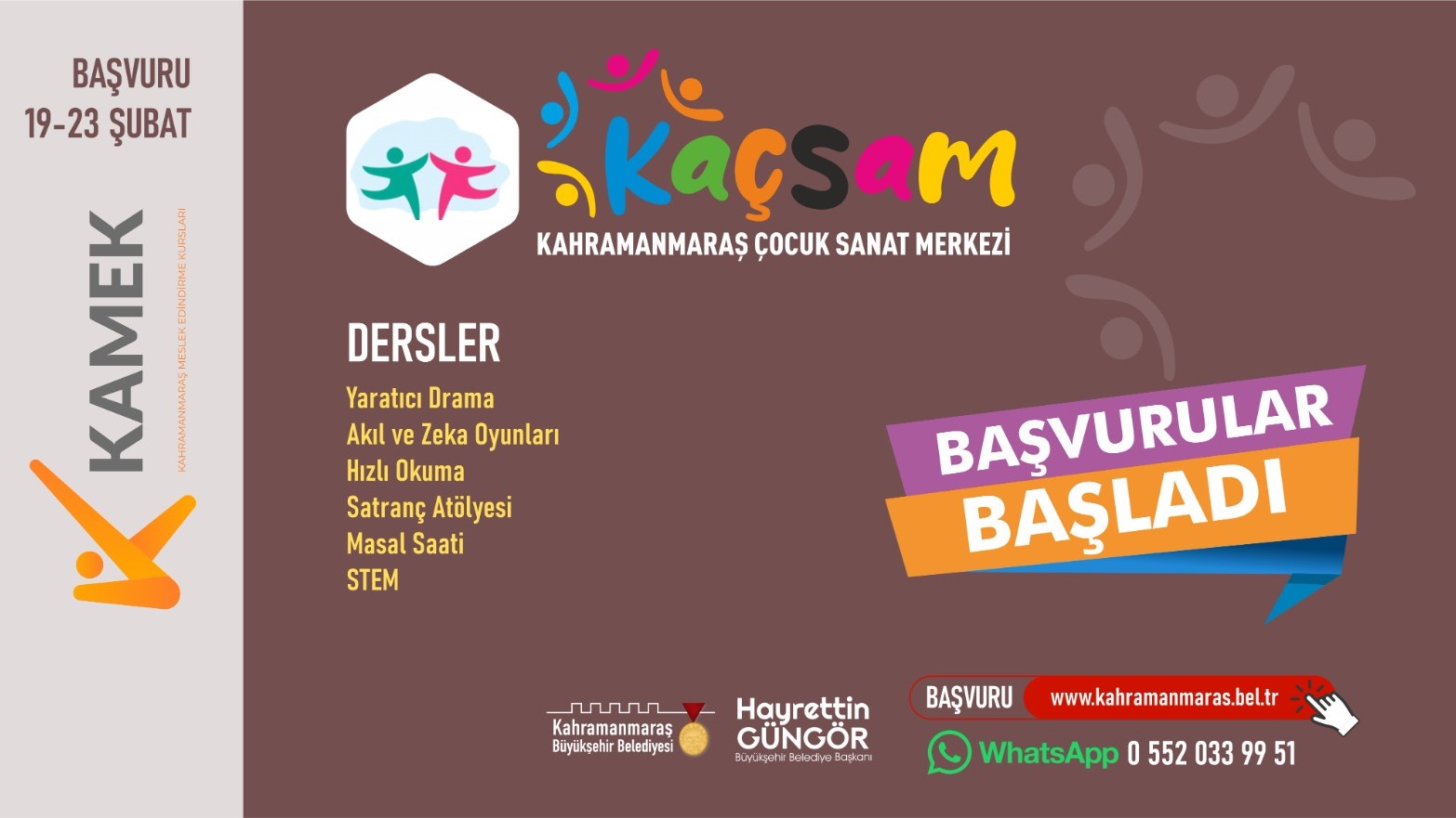 Büyükşehir Belediyesinin Çocuk Sanat Merkezi’nde yeni dönem kayıtları başladı. 5