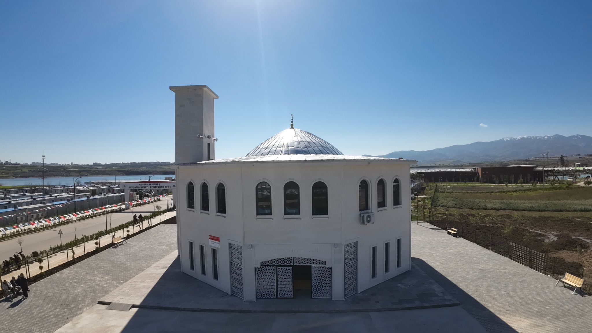 EXPO 2023 Sergi Alanı’na inşa edilen Ali Mahçiçek Camii dualarla ibadete açıldı