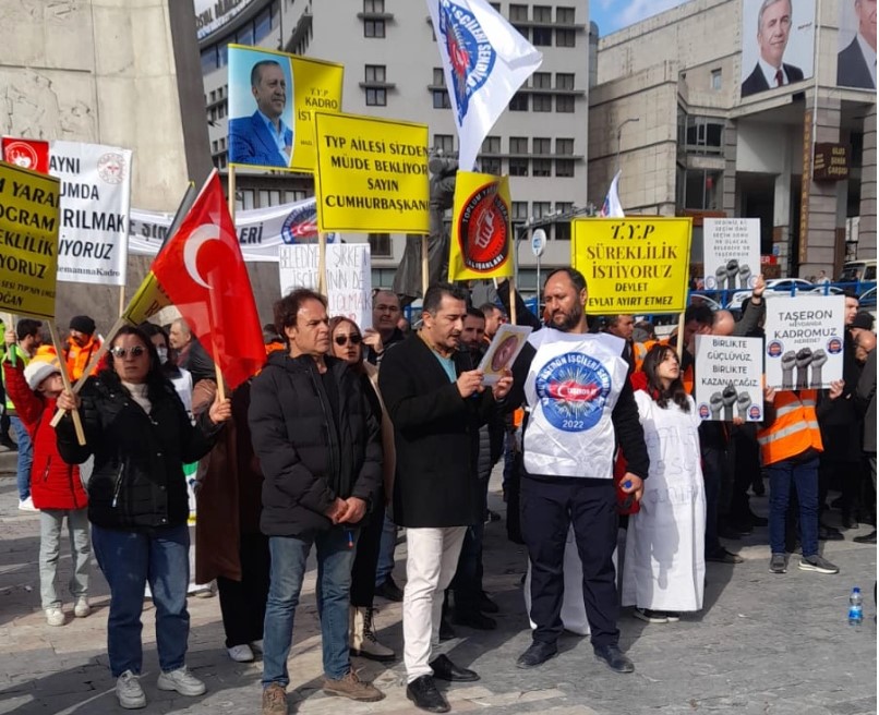 TYP Çalışanları Ankara’da Kadro Talebi İçin Toplandı