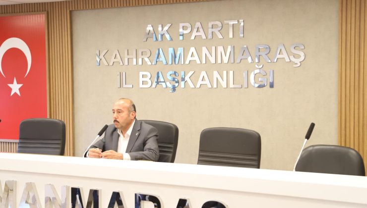 AK Parti İl Başkanı Doğan: AK Parti olarak sorumluluğumuzun farkındayız