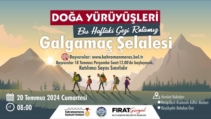 Büyükşehir Yaz Dönemi Doğa Yürüyüşleri Başlıyor