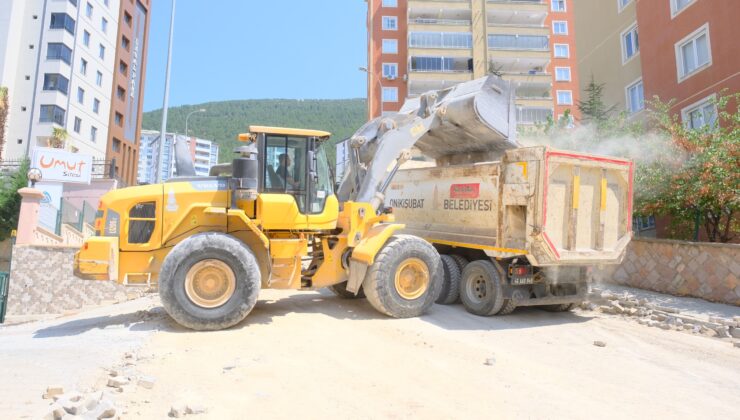 Onikişubat Belediyesi’nden Süleyman Şah Mahallesi’ne asfalt atağı