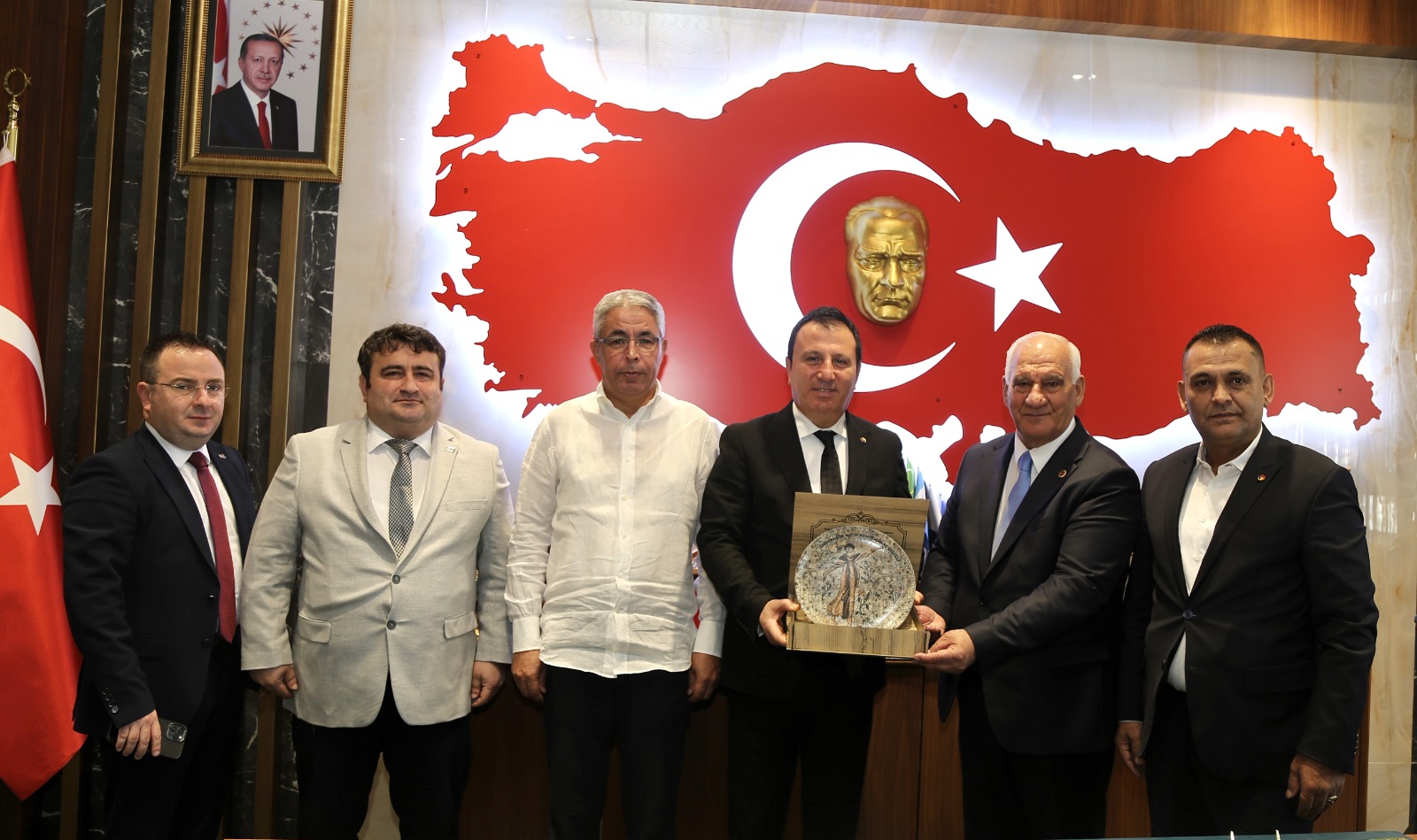 Kahramanmaraş Ticaret ve Sanayi Odası (KMTSO) Başkanı Mustafa Buluntu ve