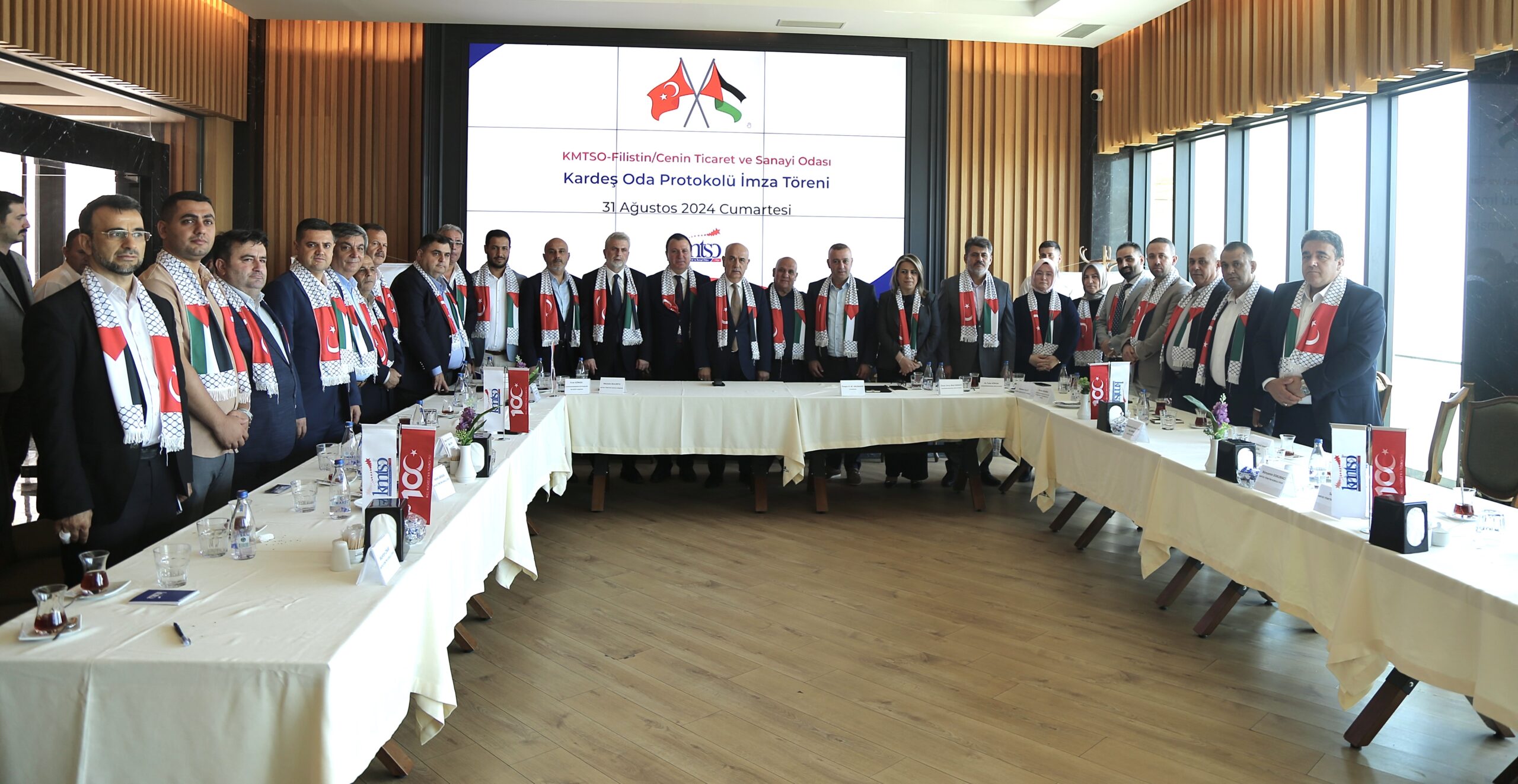 Kahramanmaraş Ticaret ve Sanayi Odası (KMTSO) ile Filistin/Cenin Ticaret ve