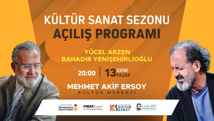 Cahit Zarifoğlu Kültür Sanat Sezonu Görkemli Programla Başlayacak