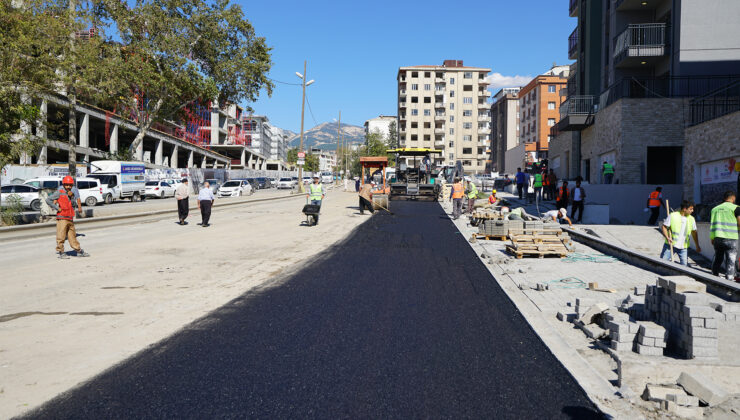 Büyükşehir, Kentsel Tasarım Alanlarında Ulaşım Yatırımlarına Başladı