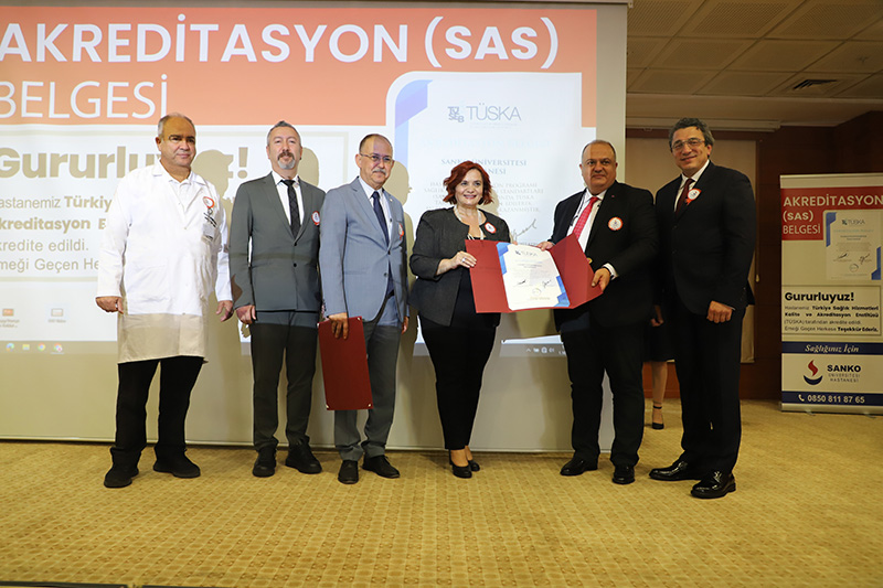 SANKO Üniversitesi Hastanesi Türkiye Sağlık Enstitüleri Başkanlığı’na (TÜSEB) bağlı, Türkiye