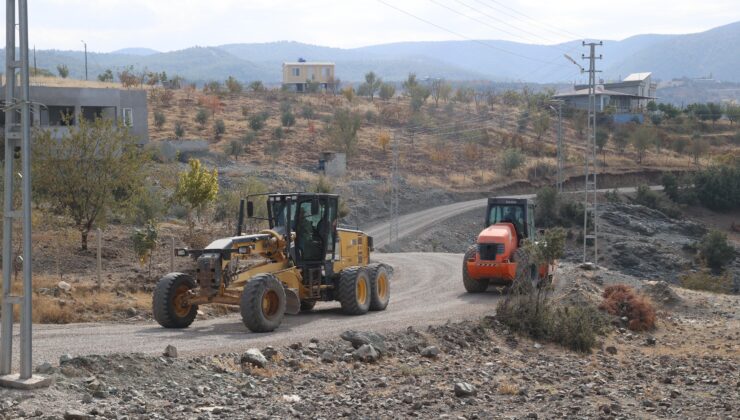 Elmalar Mahallesine Yeni Yol Çalışması