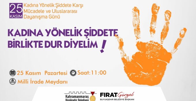 Kadına Şiddete Karşı Hep Birlikte Güçlü Bir Ses Olalım!