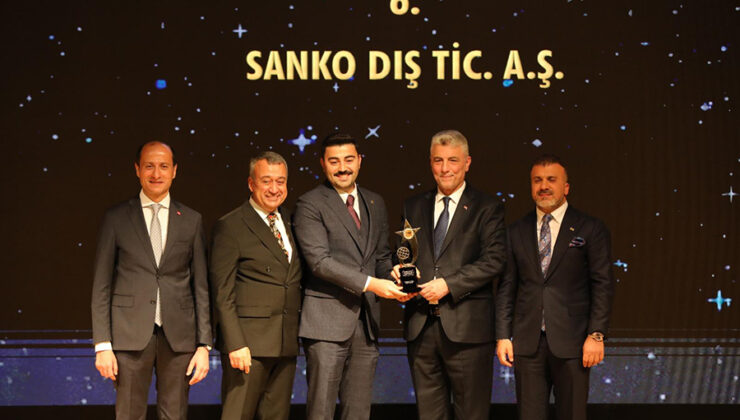 SANKO Dış Ticaret’e “İhracatın Yıldızı” Ödülü