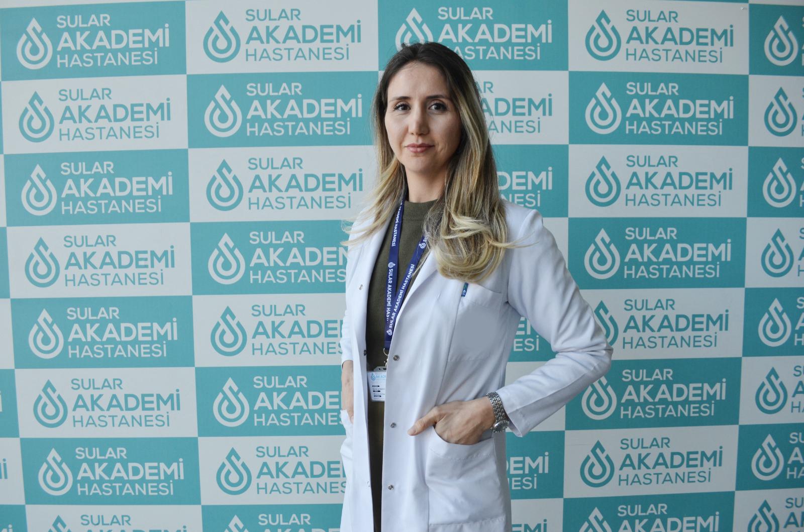 Özel Sular Akademi Hastanesinde göreve başlayan Beslenme ve Diyetisyen Merve