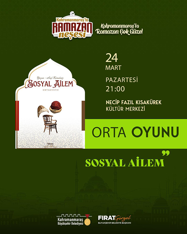 Ramazan ayında her yaş grubuna hitap eden etkinlikler düzenleyen Büyükşehir