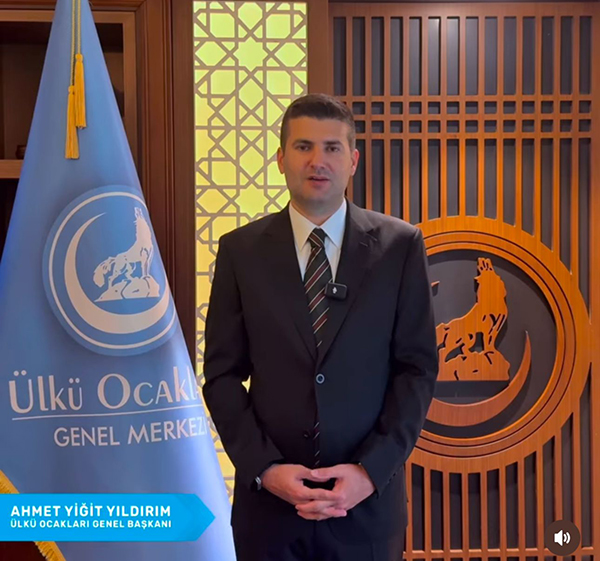 Ülkü Ocakları Eğitim ve Kültür Vakfı Genel Başkanı Ahmet Yiğit
