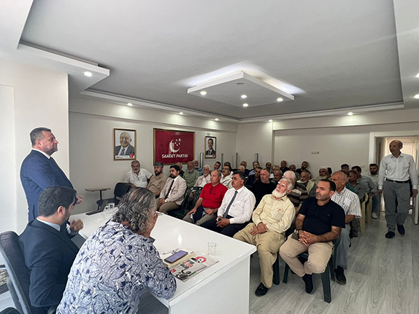 Saadet Partisi Kahramanmaraş İl Başkanlığı, önemli bir il divan toplantısına