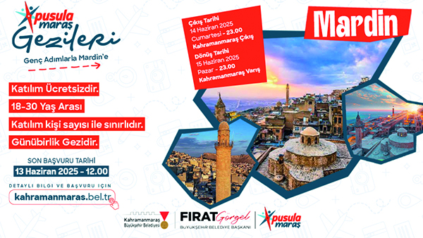 Büyükşehir Belediyesinin gençlere yönelik düzenlediği Pusula Maraş Gezileri’nin ilk durağı