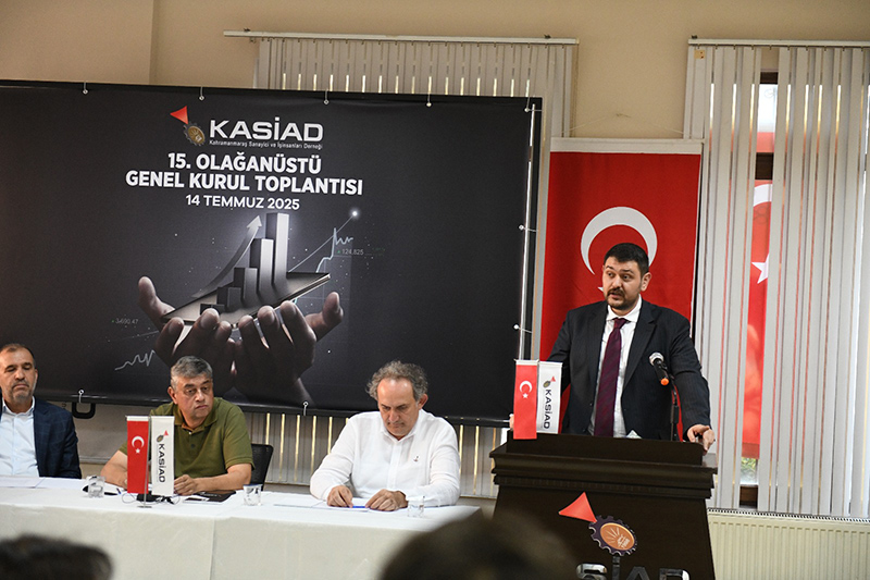 Kahramanmaraş Sanayici ve İşinsanları Derneği (KASİAD) 15.Olağanüstü Genel Kurul toplantısı 