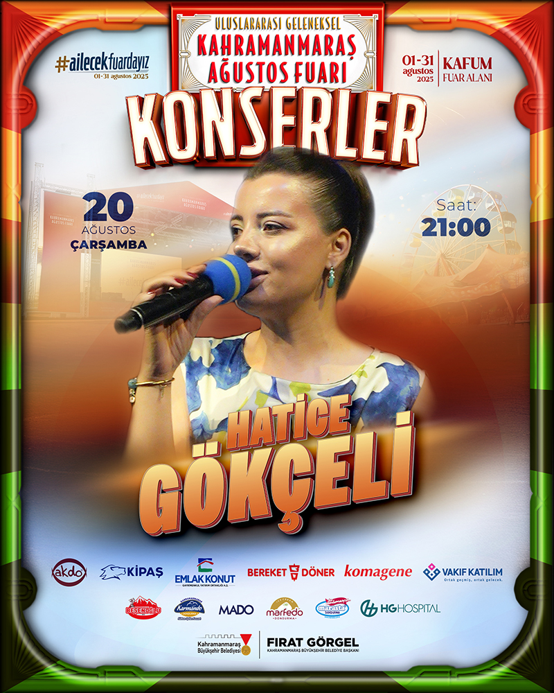 Büyükşehir Belediyesinin Geleneksel Ağustos Fuarı’nda 20 Ağustos Çarşamba günü Türk