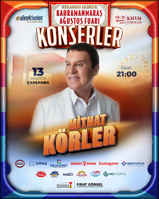 Büyükşehir Belediyesinin Geleneksel Ağustos Fuarı’nda 13 Ağustos Çarşamba günü Türk