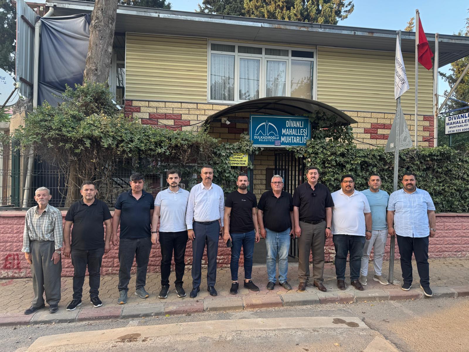 Kahramanmaraş – Anahtar Parti Dulkadiroğlu İlçe Başkanı Hacı Ahmet Sivri,