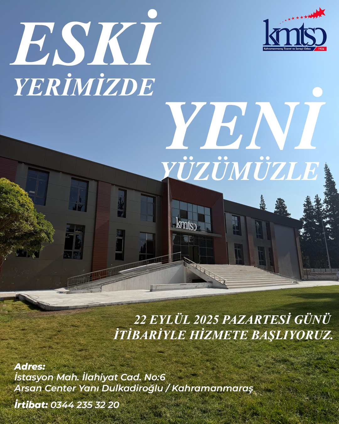 Kahramanmaraş Ticaret ve Sanayi Odası (KMTSO), 6 Şubat 2023 depremlerinde
