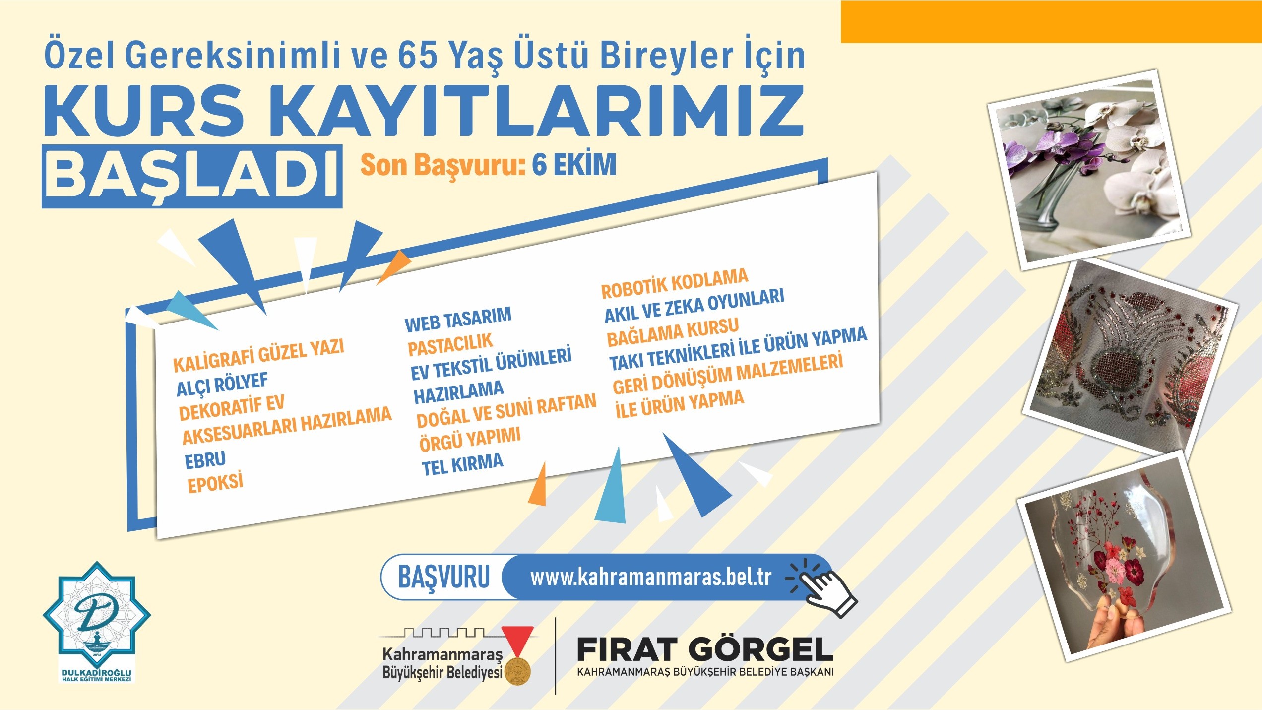 Büyükşehir Belediyesi, özel gereksinimli ve 65 yaş üzeri vatandaşlar için