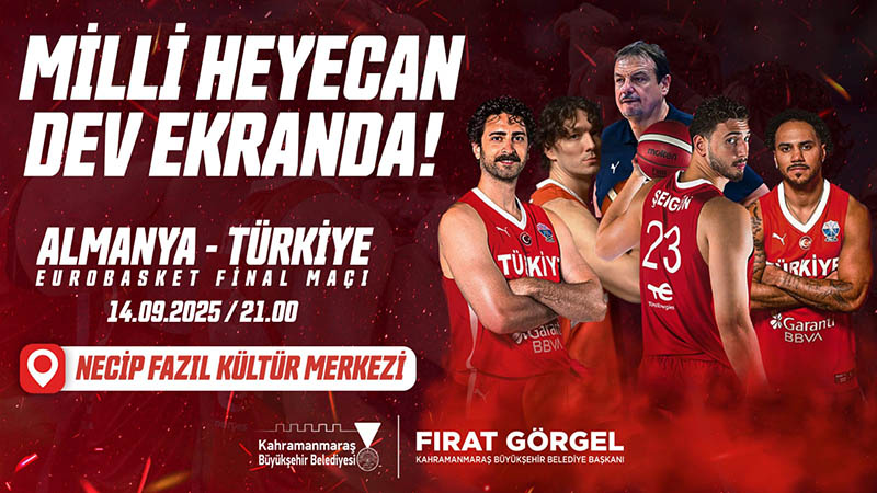 Büyükşehir Belediyesi, A Milli Erkek Basketbol Takımı’nın EuroBasket 2025 Avrupa