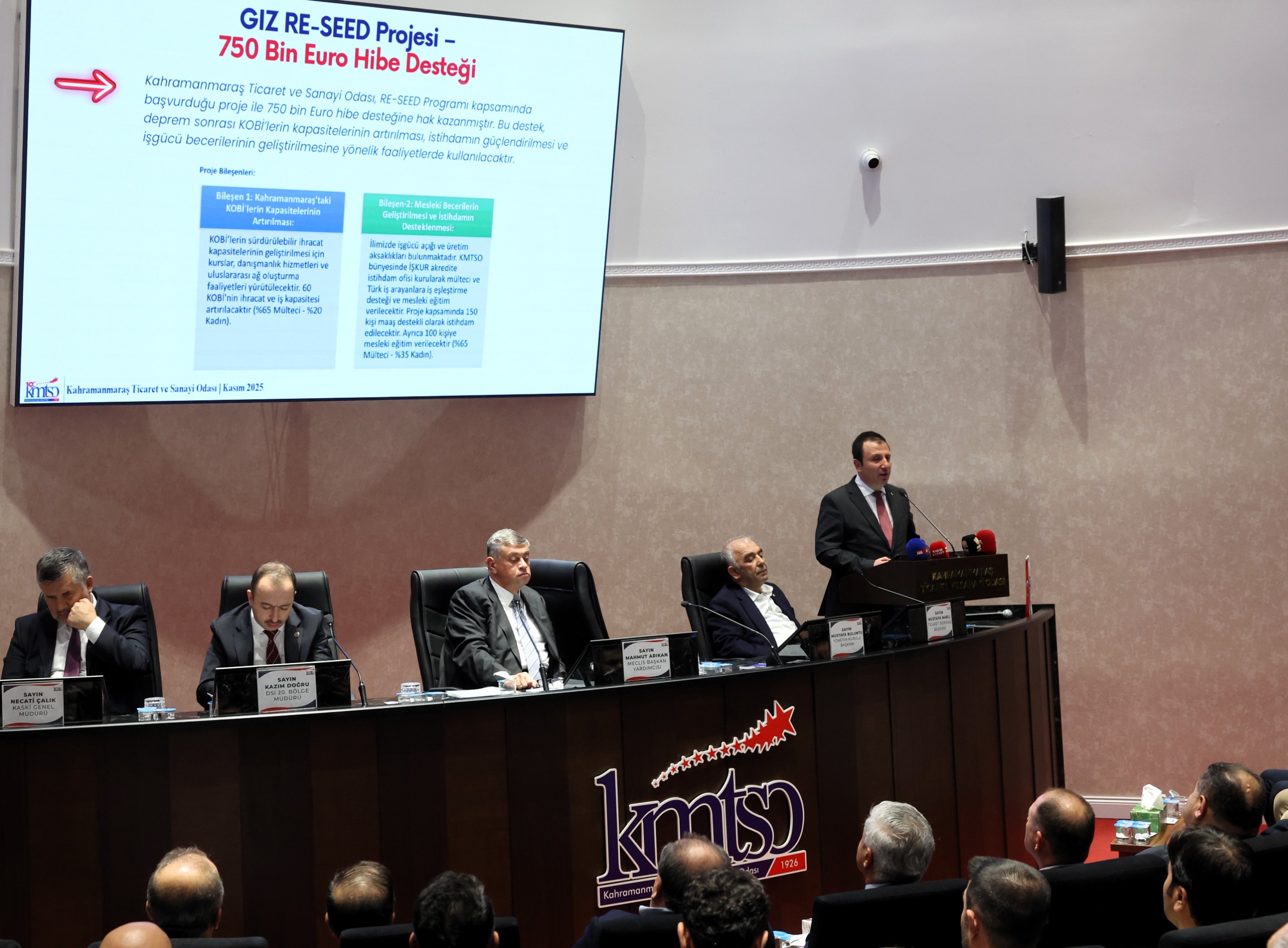 Kahramanmaraş Ticaret ve Sanayi Odası (KMTSO) 27. Olağan Meclis Toplantısı