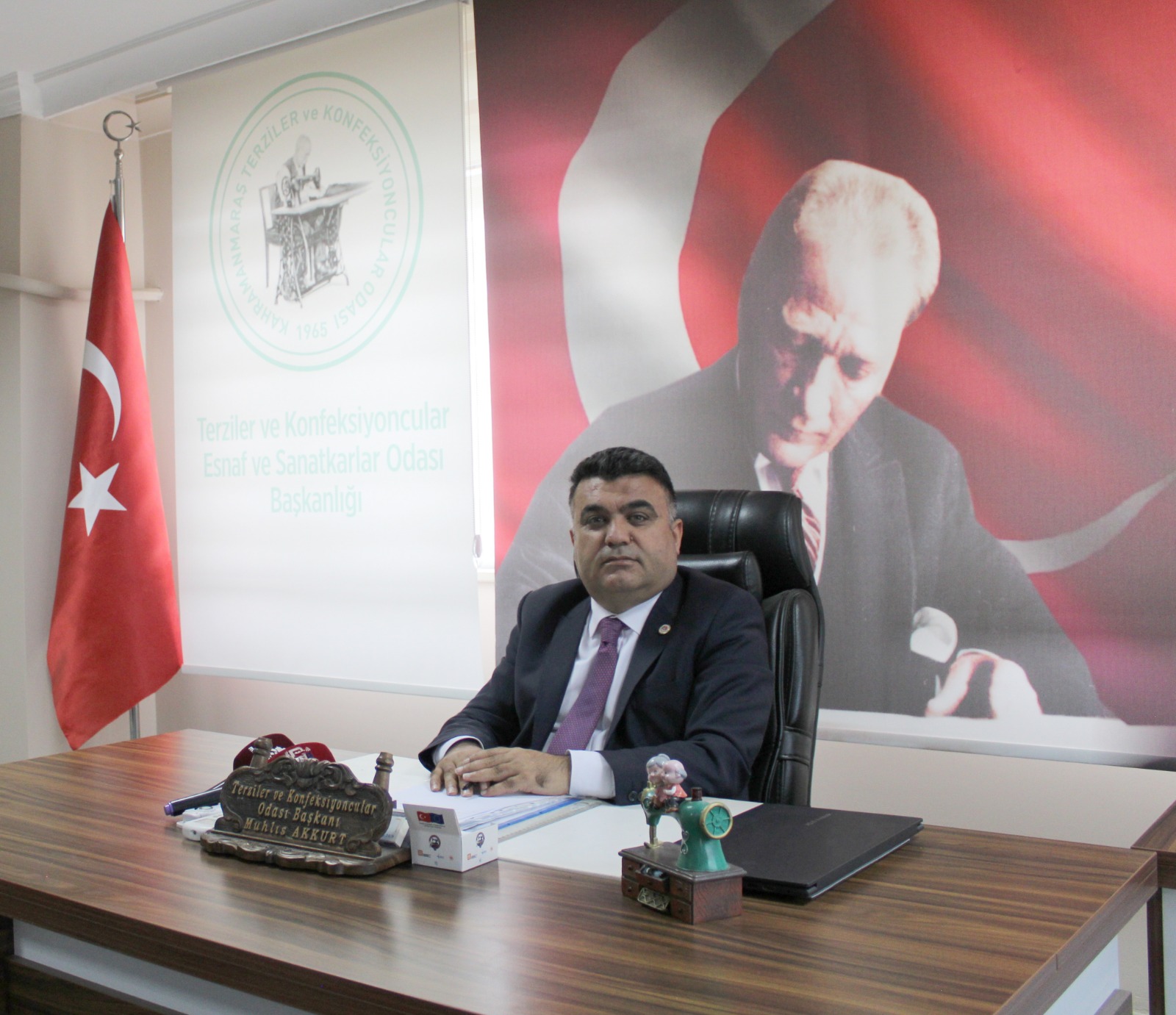 Kahramanmaraş Terziler ve Konfeksiyoncular Odası Başkanı Muhlis Akkurt, tekstil sektörünün