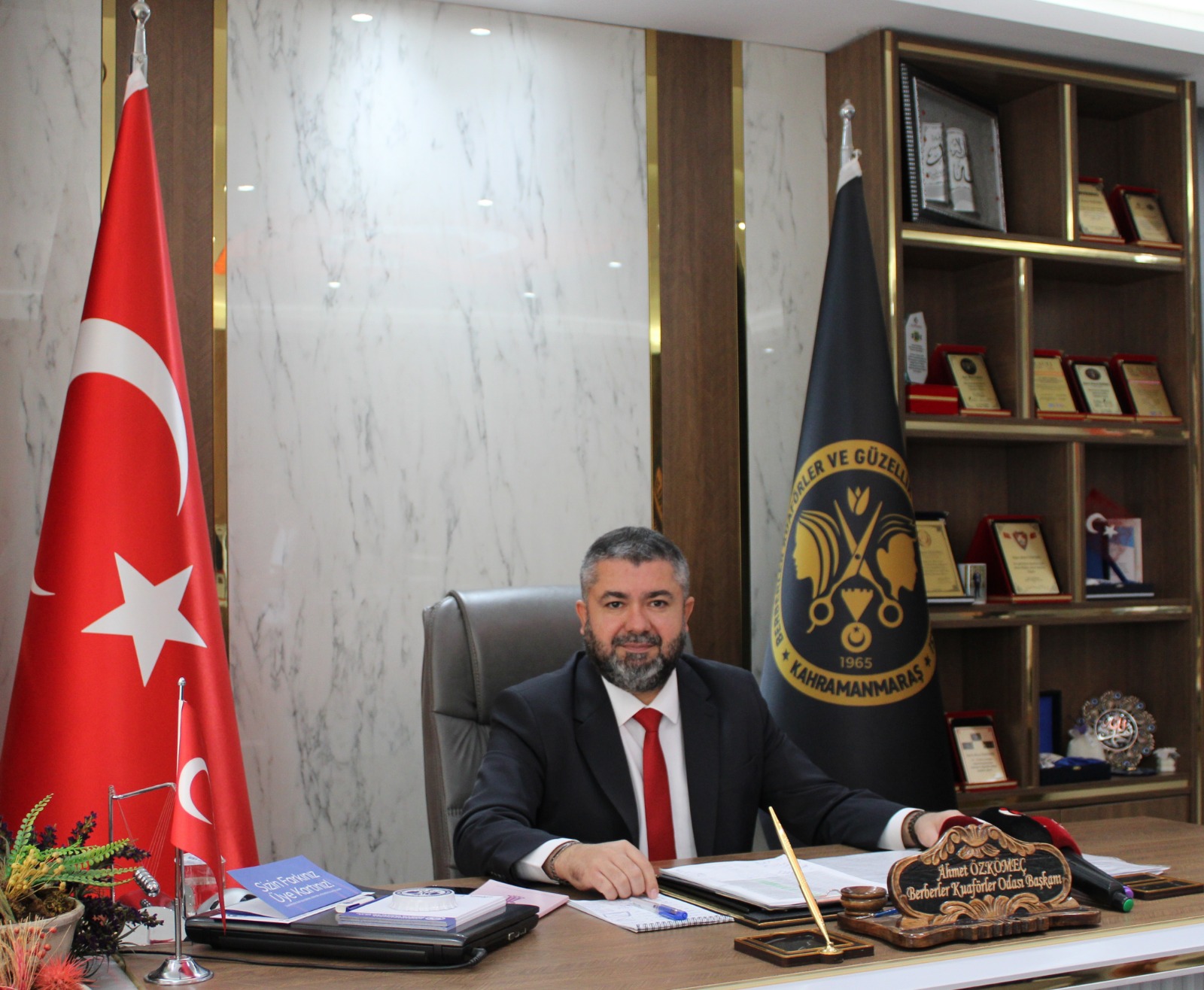 Kahramanmaraş Berberler, Kuaförler ve Güzellik Uzmanları Odası Başkanı Ahmet Özkömeç,