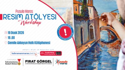 Pusula Maraş’tan Gençlere Sanat Dolu Buluşma; Resim Atölyesine Başvurular Başladı