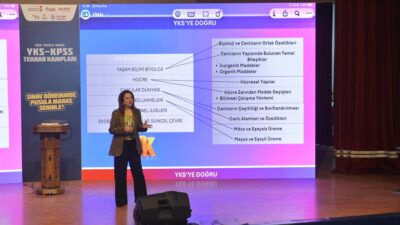 Kahramanmaraş Büyükşehir Belediyesinin üniversite sınavlarına hazırlanan öğrenciler için düzenlediği YKS