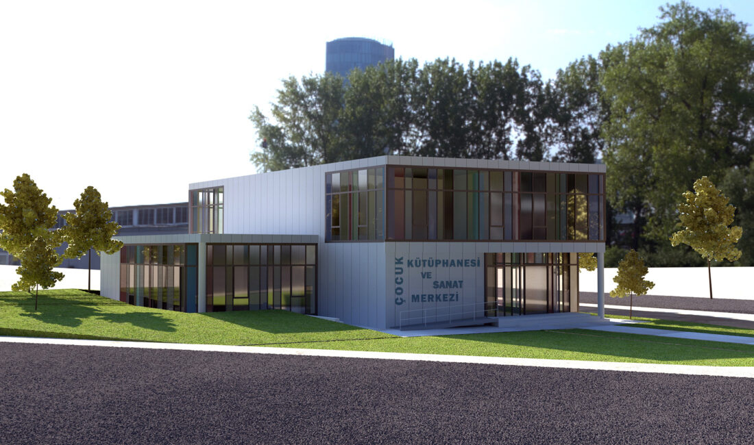 Büyükşehir Belediyesinin çocuklara yönelik vizyoner projelerinden Çocuk Kütüphanesi ve Sanat