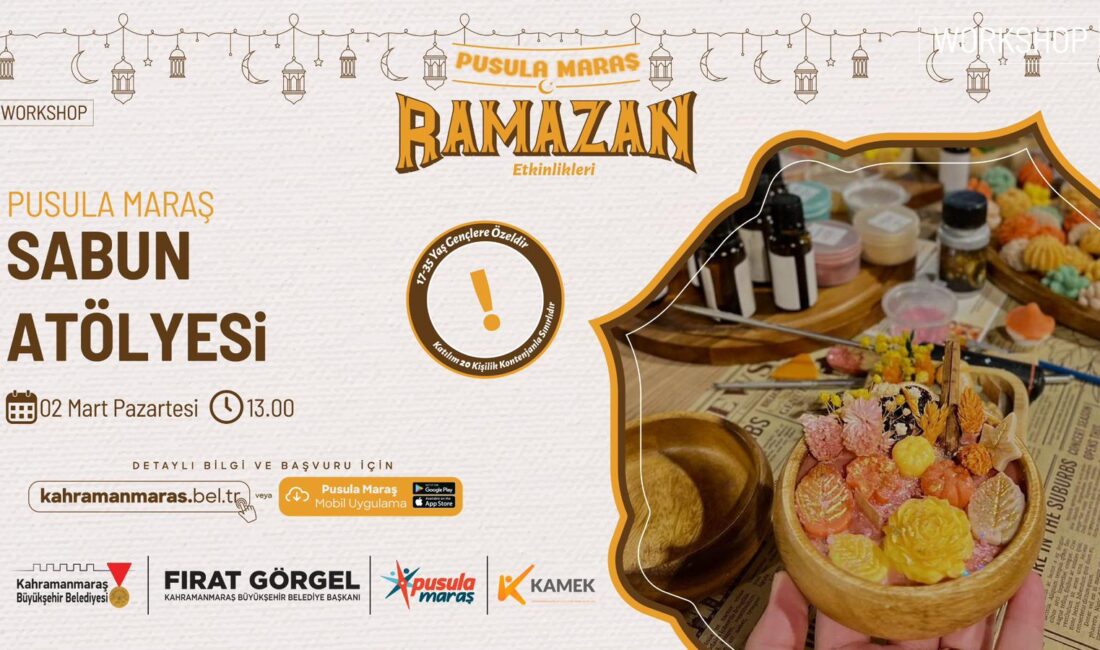 Büyükşehir Belediyesinin gençlik markası Pusula Maraş, şimdi de gençlere yönelik