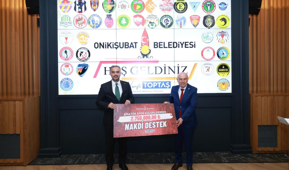 2 milyon 750 bin TL değerindeki Amatör Spor Kulüpleri Destek