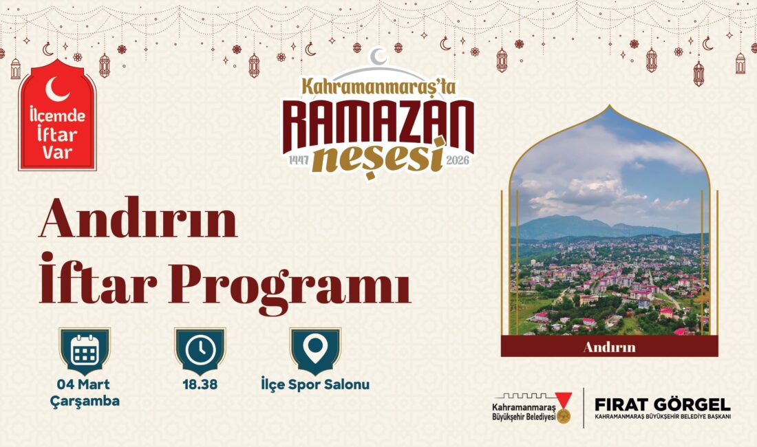 Büyükşehir Belediyesinin “İlçemde İftar Var” programının yeni durağı Andırın olacak.