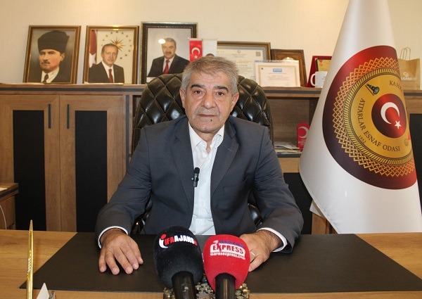 Kahramanmaraş Attarlar Esnaf Odası Başkanı Cuma Güler, Ramazan Bayramı dolayısıyla