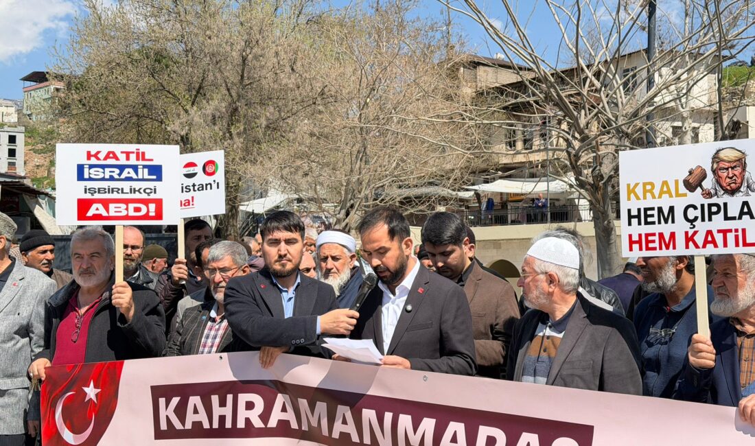 İsrafil Öztürk, yaptığı basın açıklamasında Gazze’de yaşananlara sert tepki göstererek,