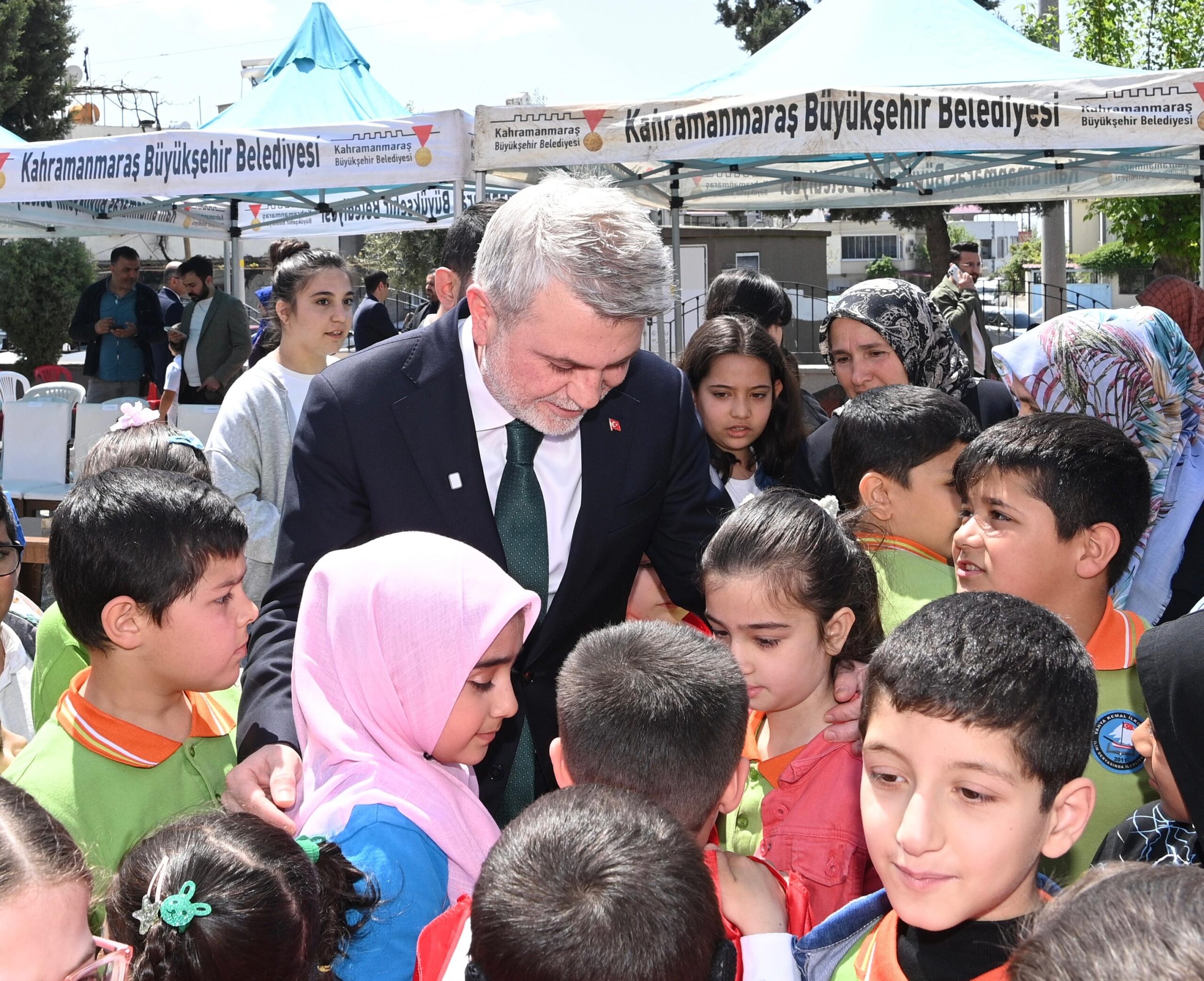 Yahya Kemal İlkokulu’nda düzenlenen 23 Nisan Ulusal Egemenlik ve Çocuk