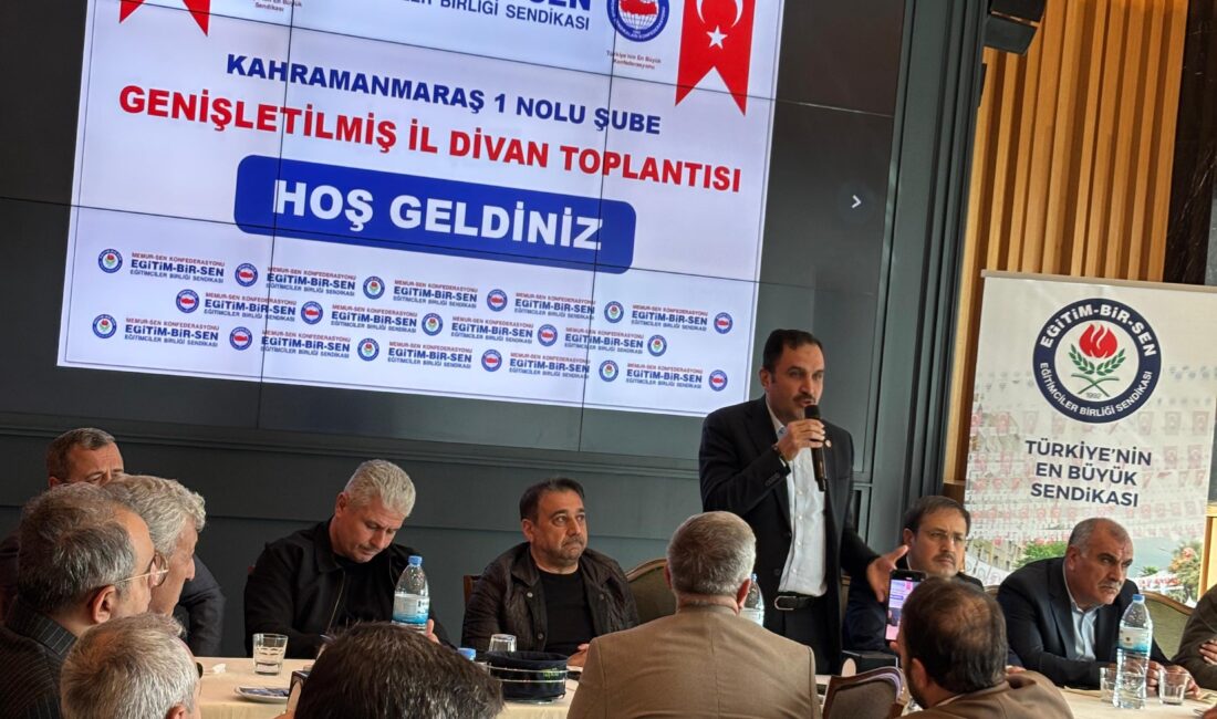 Eğitim-Bir-Sen Kahramanmaraş 1 Nolu Şube, Genişletilmiş İl Divanı Toplantısı’nı Şairler