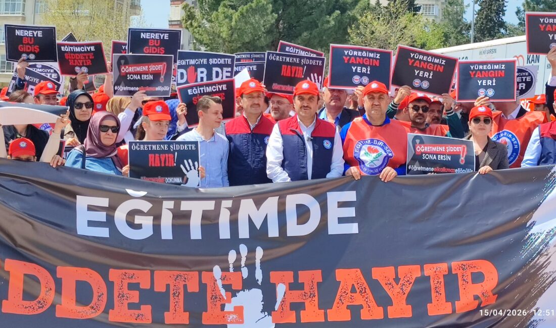 Eğitim-Bir-Sen Kahramanmaraş Şubesi, eğitim çalışanlarına yönelik artan şiddet olaylarına dikkat