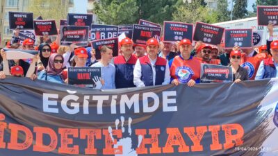 Eğitim-Bir-Sen Kahramanmaraş Şubesi, eğitim çalışanlarına yönelik artan şiddet olaylarına dikkat