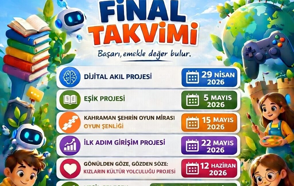 Dulkadiroğlu İlçe Milli Eğitim Müdürlüğü tarafından yıl boyunca büyük bir