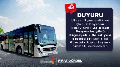 Büyükşehir Belediyesine ait toplu taşıma araçları, Ulusal Egemenlik ve Çocuk