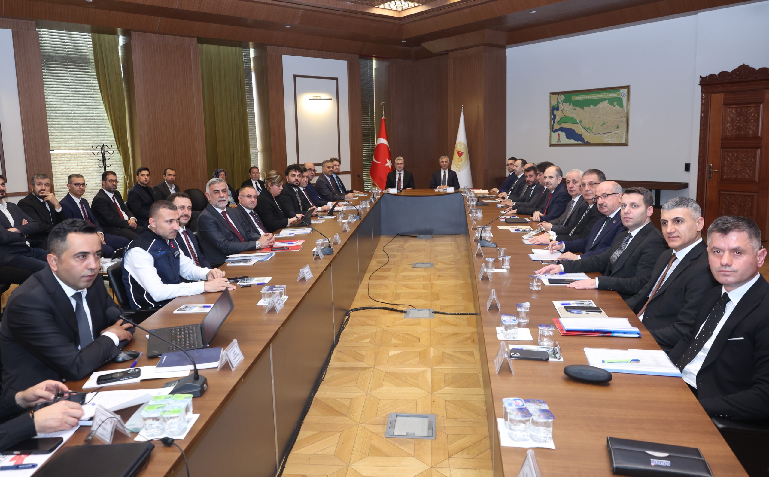 İl İdare Şube Başkanları Toplantısı, Kahramanmaraş Valisi Mükerrem Ünlüer başkanlığında