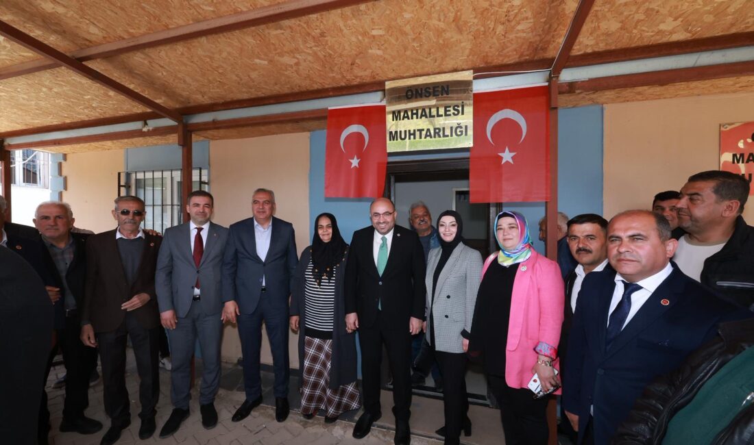 Kahramanmaraş Milletvekili Prof. Dr. Mehmet Şahin, Onikişubat’ın Önsen Mahallesi’nde gerçekleştirilen