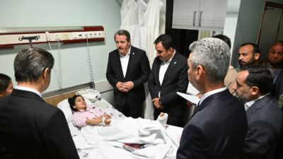 Kahramanmaraş’taki bir ortaokula düzenlenen silahlı saldırının ardından şehrimize gelen Memur-Sen